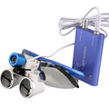 3.5X/2.5X Magnification Binocular Dental Loupe Surgery Surgical Magnifier with Headlight LED Light Medical Operation Loupe Lamp