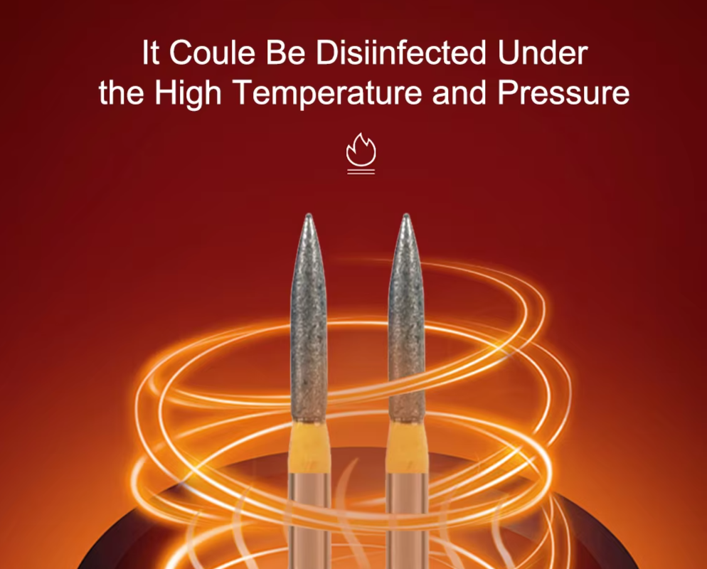 5Pcs/Bag Dental Diamond Burs Drill FG 1.6mm Bur For High Speed Handpiece Denspay Dental Bur Polishing Whitening Lab Material