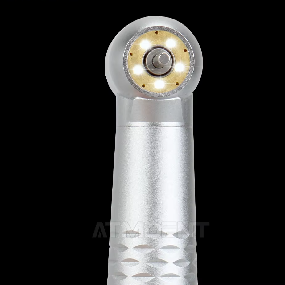 Dental 5 LED Light High Speed Handpiece 5 Water Sprays 2/4 Air Turbine Holes Dental Material