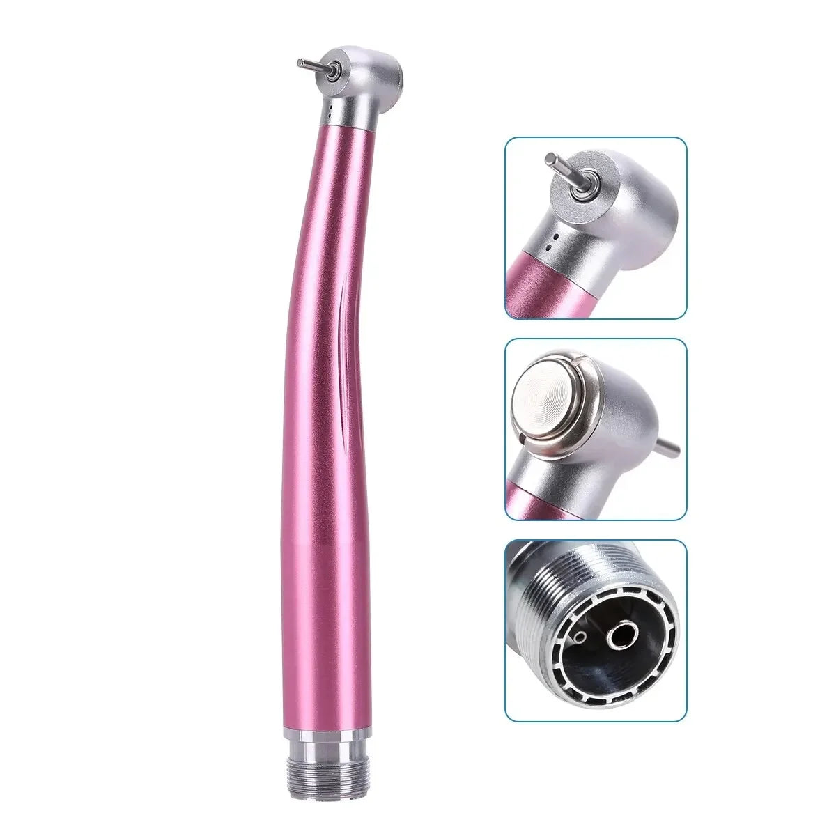 Colorful Standard Head Push Button Dental High Speed Handpiece 2/4 Holes Single Water Spray Air Turbine Dentistry Tool