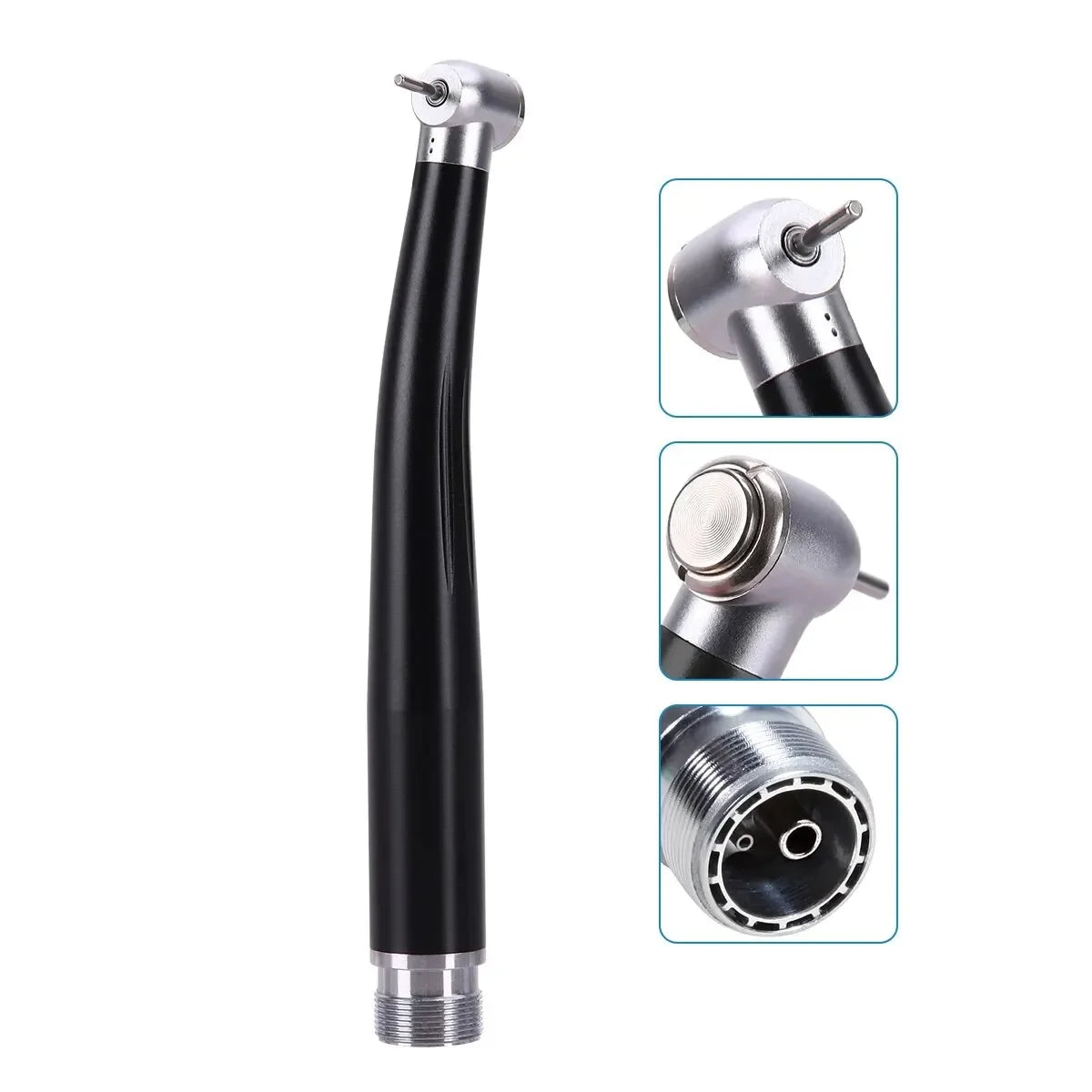 Colorful Standard Head Push Button Dental High Speed Handpiece 2/4 Holes Single Water Spray Air Turbine Dentistry Tool