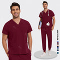 New Lightweight Anti-wrinkle Surgical Uniform Woman Men Medical Nurse Scrub Set Soft Breathable Jogger Nursing Clinical Workwear