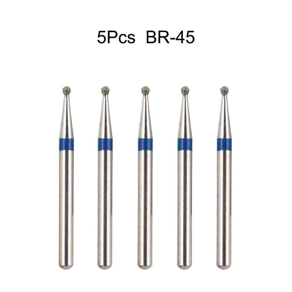 5Pcs/Bag Dental Diamond Burs Drill FG 1.6mm Bur For High Speed Handpiece Denspay Dental Bur Polishing Whitening Lab Material