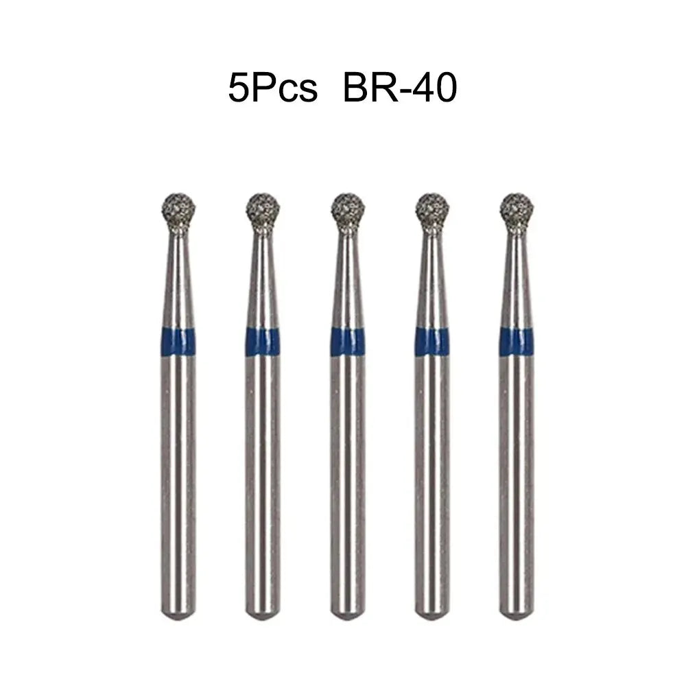 5Pcs/Bag Dental Diamond Burs Drill FG 1.6mm Bur For High Speed Handpiece Denspay Dental Bur Polishing Whitening Lab Material