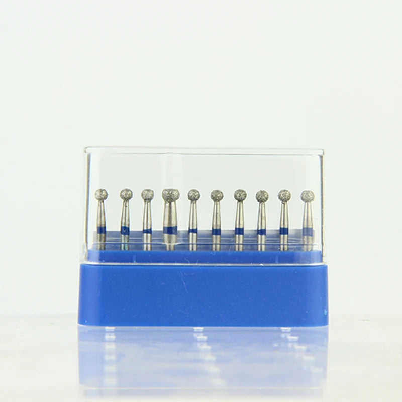 10Pcs/Lot Dental Diamond Burs Drill 39 Sizes 1.6mm for High Speed Handpiece Stomatology Department Dentistry Grinding Tools