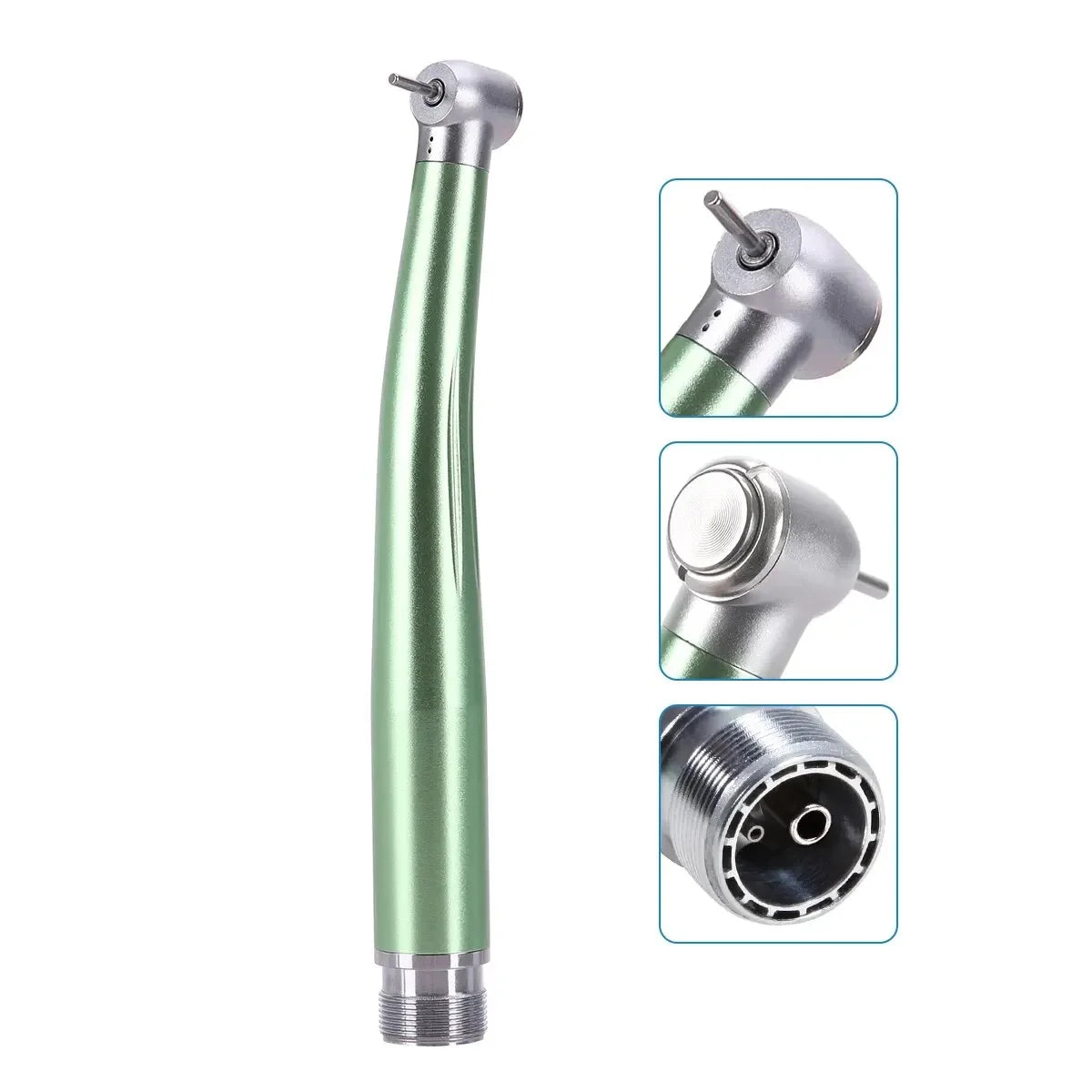 Colorful Standard Head Push Button Dental High Speed Handpiece 2/4 Holes Single Water Spray Air Turbine Dentistry Tool