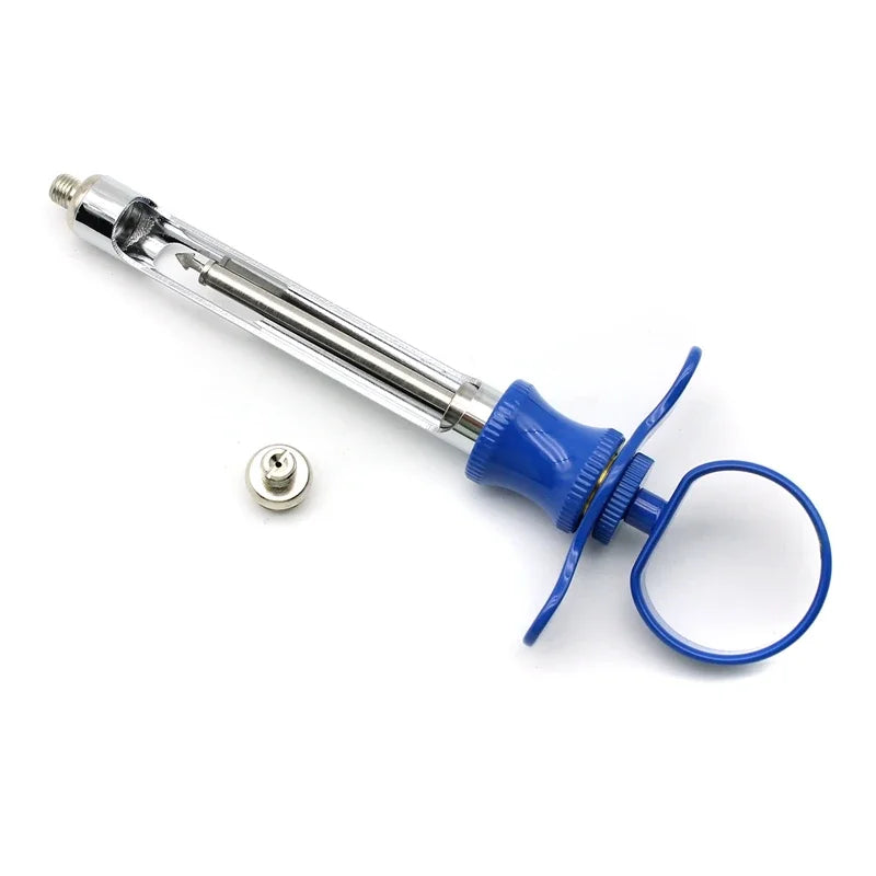 Dental Stainless Steel Syringe Dentistry Surgical Instrument With Head Dental Teeth Care Dental Anesthesia Aspirating Syringe