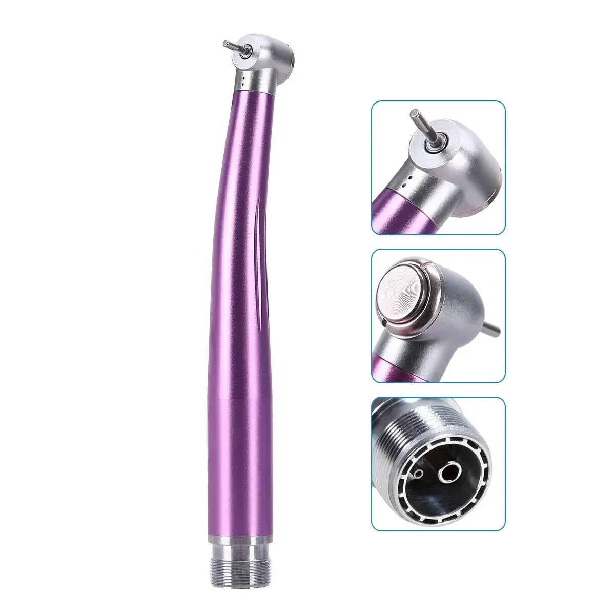 Colorful Standard Head Push Button Dental High Speed Handpiece 2/4 Holes Single Water Spray Air Turbine Dentistry Tool