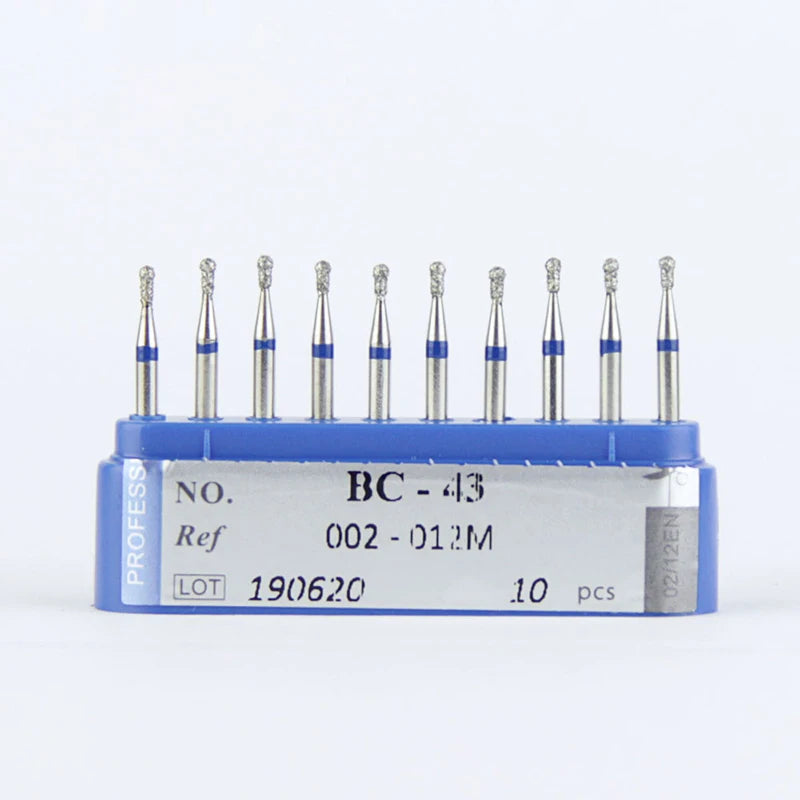 10Pcs/Lot Dental Diamond Burs Drill 39 Sizes 1.6mm for High Speed Handpiece Stomatology Department Dentistry Grinding Tools