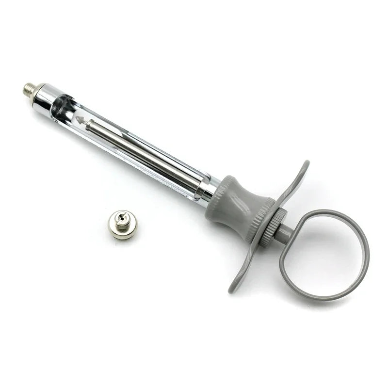 Dental Stainless Steel Syringe Dentistry Surgical Instrument With Head Dental Teeth Care Dental Anesthesia Aspirating Syringe