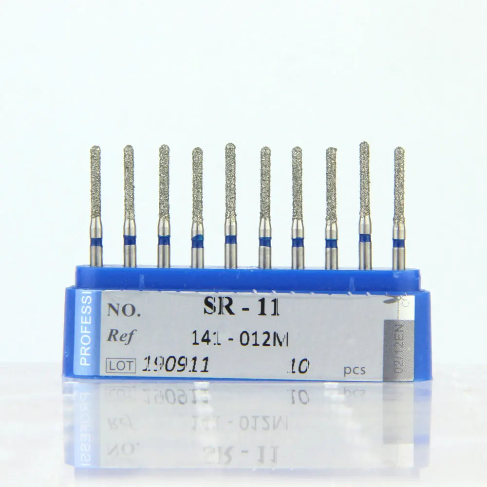 10Pcs/Lot Dental Diamond Burs Drill 39 Sizes 1.6mm for High Speed Handpiece Stomatology Department Dentistry Grinding Tools