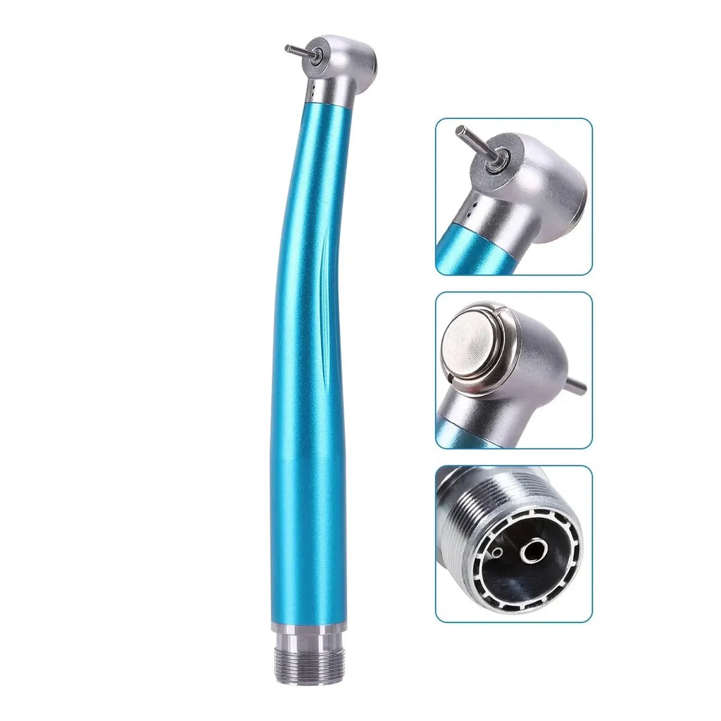 Colorful Standard Head Push Button Dental High Speed Handpiece 2/4 Holes Single Water Spray Air Turbine Dentistry Tool