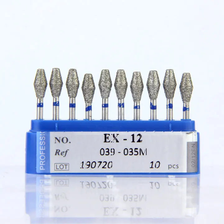 10Pcs/Lot Dental Diamond Burs Drill 39 Sizes 1.6mm for High Speed Handpiece Stomatology Department Dentistry Grinding Tools