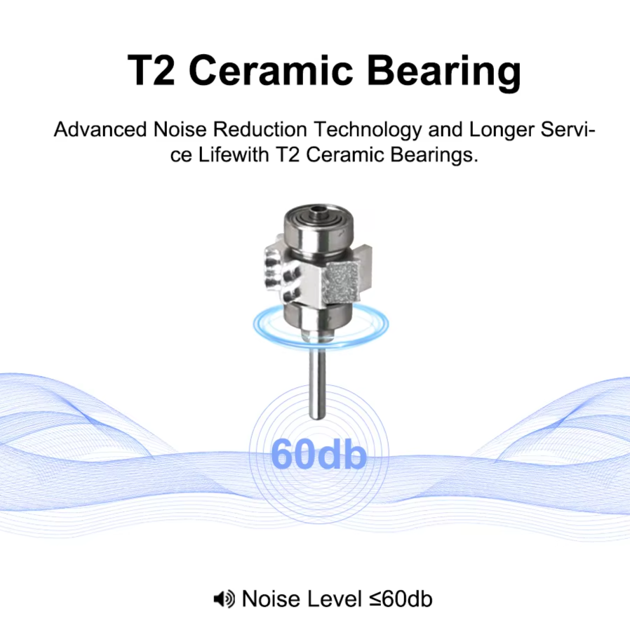 Colorful Standard Head Push Button Dental High Speed Handpiece 2/4 Holes Single Water Spray Air Turbine Dentistry Tool